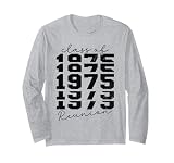 Class of 1975 Reunion High School Graduation Alumni Matching Long Sleeve T-Shirt