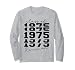 Class of 1975 Reunion High School Graduation Alumni Matching Long Sleeve T-Shirt