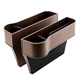 Facile installazione: il nostro organizer per fessure per seggiolino auto è facile da usare, con un design a piastra piatta, il processo di installazione non richiede molto tempo e non richiede una guida professionale.