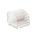 DimyFew Fan Shaped File Organizer Tabletop Sorter Document Large Capacity Notebook Desktop Holder Stand Storage Rack for Office Home, White and S