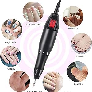 Professional Finger Toe Nail Care Electric Nail Drill Machine Manicure Pedicure Kit Electric Nail Art File Drill - Image 4