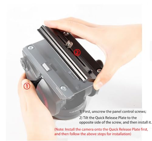 Long Version 500PLONG Quick Release Plate Compatible with MVH500 Head MVM500A Monopod
