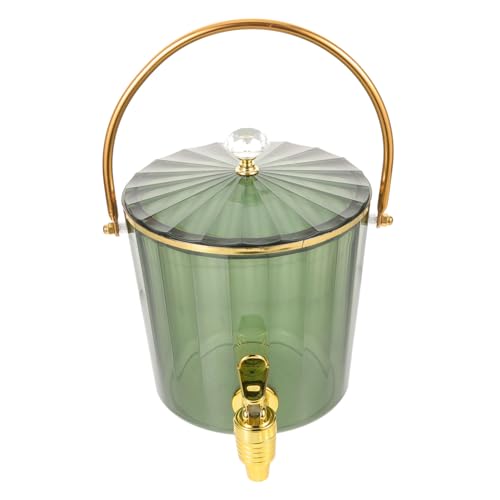 FUNOMOCYA Drinks Dispenser with Lid and Spigot Beverage Container for Parties Cold Juices and Water for Home Drink Shops and Hotels Keeps Liquids Fresh
