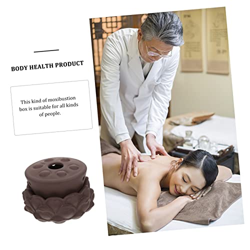 Caja portátil de moxibustión Moxa-Wool para terapia y calentamiento corporal miniatura 2