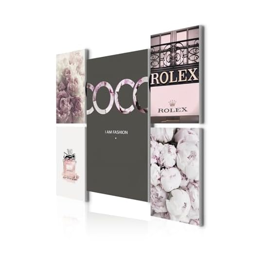 decomonkey Bilder Blumen 110x80 cm 5 Teilig Leinwandbilder Bild auf Leinwand Vlies Wandbild Kunstdruck Wanddeko Wand Wohnzimmer Wanddekoration Deko Pfingstrose Spruch Modern