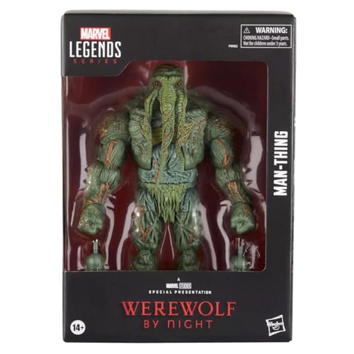 Reviews de La mano marvel los 10 mejores. 37 Marvel Legends Series, Man-Thing, Werewolf by Night, Figura Coleccionable para Adultos (15 cm)