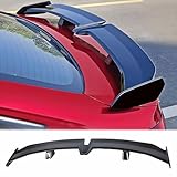 STSEV01 Universal 55' Rear Trunk Spoiler Wing Glossy Black GT Racing Spoiler DeckLid Lip Exterior Accessories Compatible with Mazda Nissan Sentra Toyota Camry Honda Civic Dodge Charger (Tape Install)