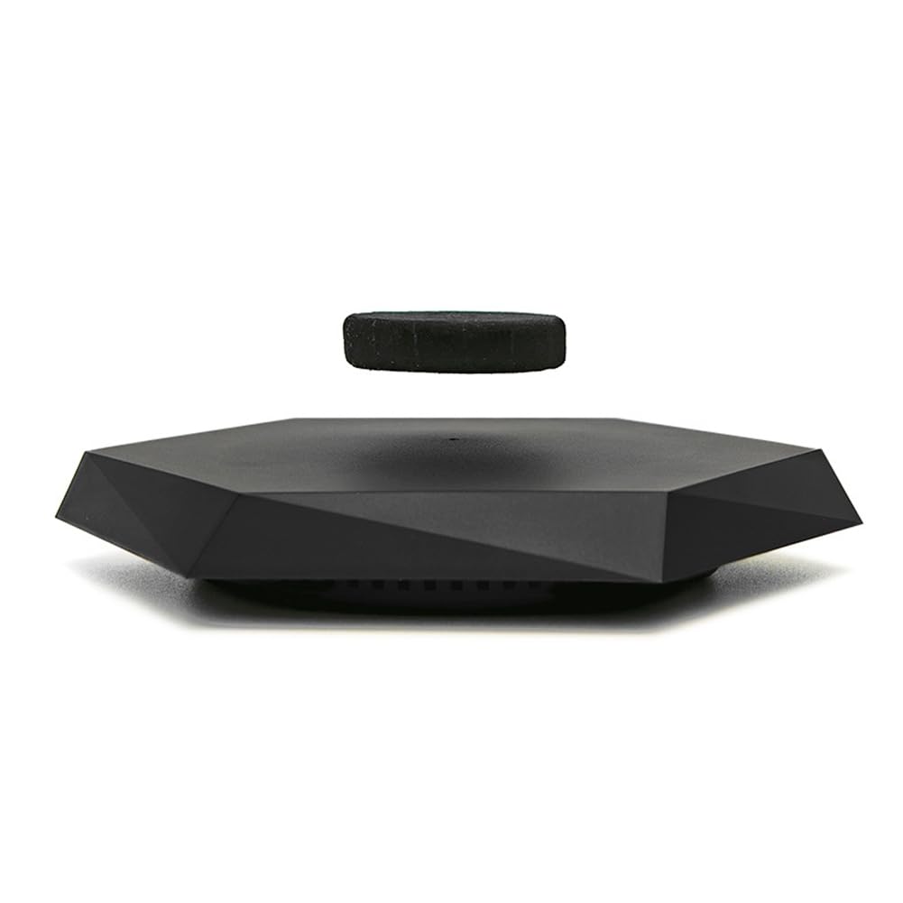 UDSKNV[KSL Fancy Floating Display Stand 360° Magnetic Rotation Levitation for Toy Jewelry Display Stand UK PLUG