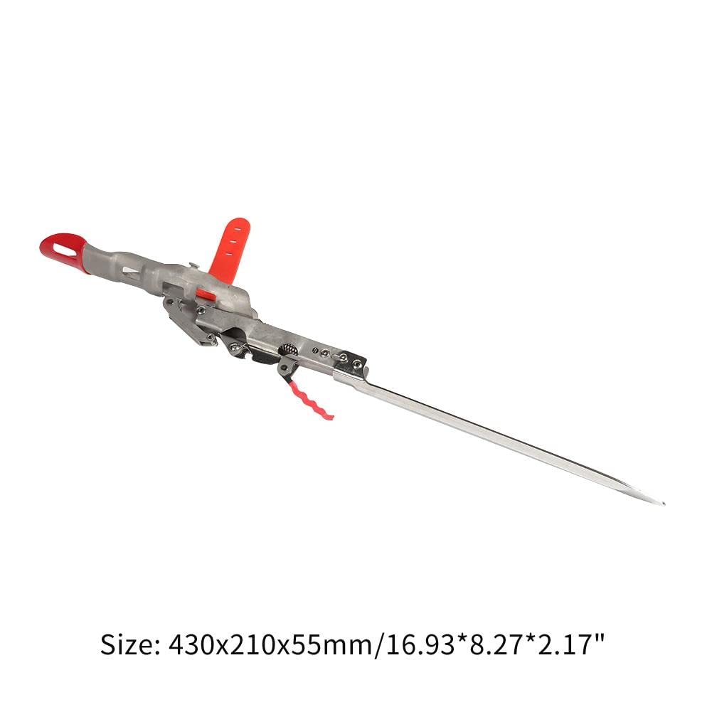 Support Canne a Peche Porte-tiges de pêche à Ressort automatiques en Acier Inoxydable Porte-tiges de pêche à la sensibilité réglable Support de Canne à Pêche