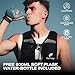 SWIFTVEST Running Phone Holder Vest | Waterproof Phone Pouch | Reflective Hydration Vest | Adjustable Waistband | Water Bottle Holder | Lightweight | 6 Pockets for Running Accessories - Men & Women