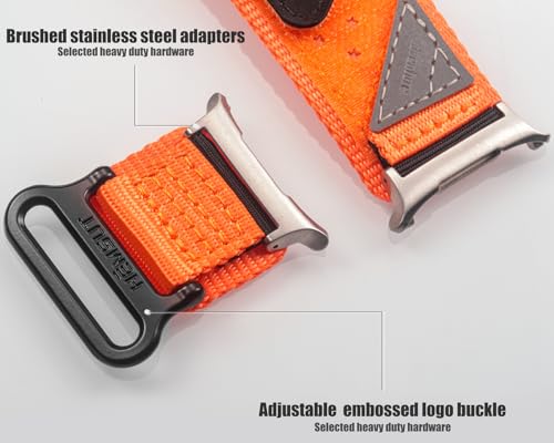 Image of Nylon Watch Band Compatible with Samsung Galaxy Watch Ultra 1 /2. | Millitary Nylon Strap Galaxy Watch Ultra -47mm for Men.