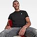 G-STAR Raw Men's Lash Crew Neck Short Sleeve T-Shirt, Black, Medium