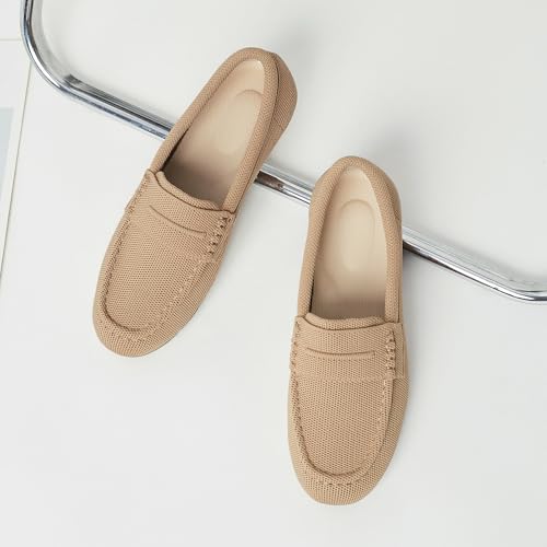 Image of Vespiero Loafers for Women Comfortable Slip on Work Flats Shoes Womens Dressy Casual Walking Shoes