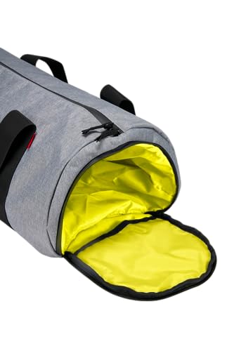 NIXON Day Trippin' 23L Duffel Bag - Heather Gray - Made with Other Peoples Plastic2