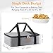 LUNCIA Insulated Single Decker Casserole Carrier, Lasagna Lugger Tote Keeps Food Hot or Cold, Thermal Lunch Bag for Potluck Parties, Picnic and Cookouts, Fits 9