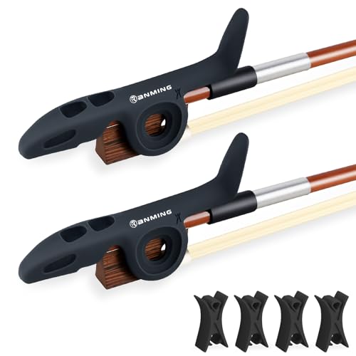 RANMING Violin Bow Holder and Position Corrector (2pcs)