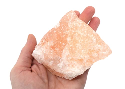 Image of EISCO Raw Halite, Mineral Specimen - Hand Sample - Approx. 3 inch - Geologist Selected & Hand Processed - Great for Science Classrooms