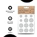 Bookman Reflective Stickers, Dots (White) - Bike Stickers - Reflective Tire Stickers, 8 x Large and 4 x Small