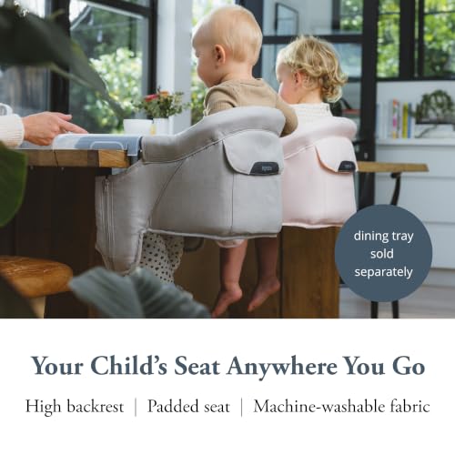 Image of Inglesina Fast Table Chair, Desert Beige - Portable Baby High Chair - for Babies & Toddlers up to 37 lbs - Collapsible - Fits Tables 0.8'' to 3.5'' Thick - Compact & Easy to Use - Travel Bag Included