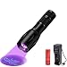 Produktbild WINDFIRE UV-Taschenlampe, Schwarzlicht 395nm LED Taschenlampen, wasserdichtes, zoombares Ultraviolett Licht Detektor für eingetrocknete Urin- Flecken der Hunde, Katzen und Nagetiere