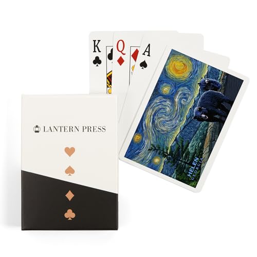 Lantern Press Helen Georgia Starry Night Naipes Poker