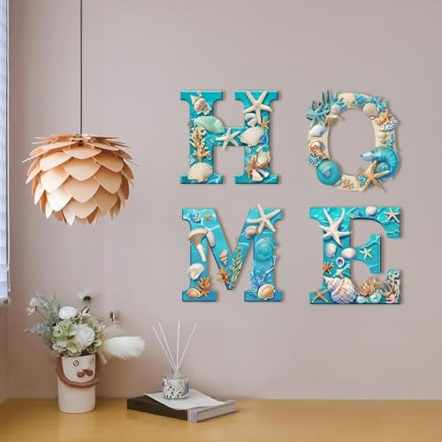 Signe de maison murale en bois pour habiller un couloir vide - 5
