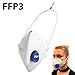 Produktbild Atemschutzmaske FFP3 Set (1x Dräger X-plore 1730 V FFP3 Maske UND 1x Bedienungsanleitung mit Tipps & Videolinks)