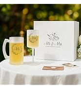 AW BRIDAL Engagement Gifts Bridal Shower Gifts Wedding Gift for Couples 2025, Mr and Mrs Champagn...