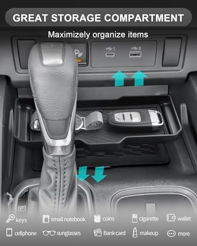 Image of CDEFG for 2025 2026 Nissan Frontier Center Console Organizer for 2022 2023 2024 2025 2026 Nissan Frontier Accessories Middle Console Organizer Storage Box