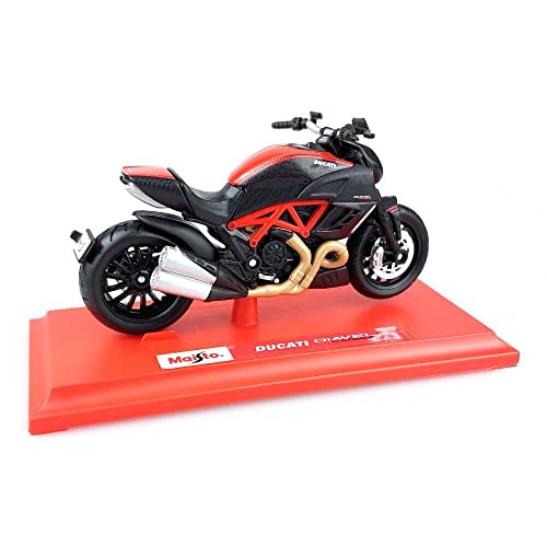 Ducati Diavel Carbon Edition Model By Maisto 1:18Th Scale Black #TOP6