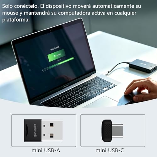 Movedor de mouse automático Norwii mini e indetectable para laptops 5