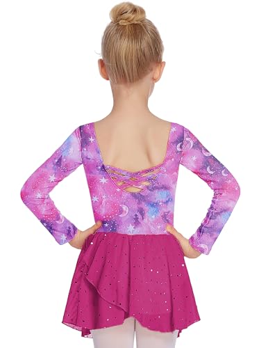 Image of Arshiner Kids Girls Classic Long Sleeve Leotard Dance Ballet Dress