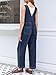 Cicy Bell Womens Casual Denim Bib Overalls Wide Leg Sleeveless Zipper Loose Jean Pants Jumpsuits with Pockets