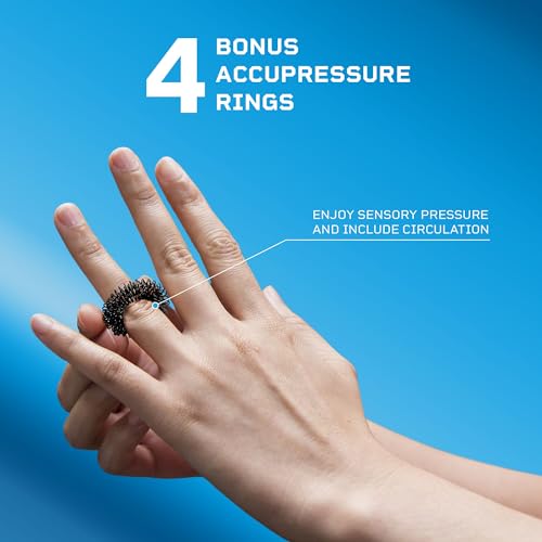 LifePro Legra Hand Massager Machine - Personal Electric Massager for Wrist, Hand, Palm, Finger Pain Relief, Arthritis, Carpal Tunnel, Numbness - Vibration & Heat Therapy Massager (Black)