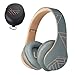 Produktbild PowerLocus Kabellose Kopfhörer Over Ear, Kopfhörer Bluetooth mit Mikrofon, Faltbar, weiche Ohrpolster Hi-Fi-Stereo-Bass, Headset Kabellos und Kabel-Modus für Kinder/Erwachsene/TV/PC/Home Office