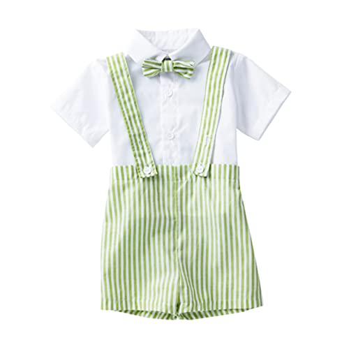 COLLBATH 3pcs Baby Suit for Boy Gentleman Outfit Boys Clothing Outfits Stylish Gentleman Look