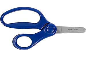 Fiskars Scissors for Kids, 5-Inch Blunt-Tip, Blue