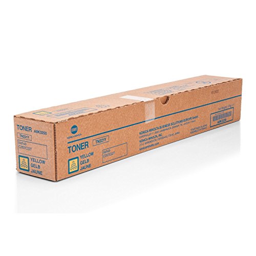 Minolta Konica KonicaMinolta Toner TN-221 TN221 Yellow Gelb 21k (A8K3250)