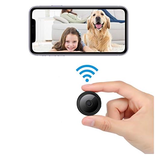 X W EI UNION Mini Spy Camera Hidden Camera Video Recording with Auido, Night Vision Motion Detection, 1080P Home Security Camera Nanny Cam Pet Camera Baby Camera