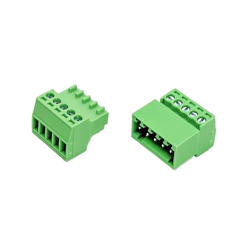 2,54mm 2EDGRK 15EDGKP 2P/3P/4P/5P/6P/8P/12P-16PIN hembra macho sin soldadura tipo PCB conector de bloque de terminales de cable(10Pairs Female Male,12P)