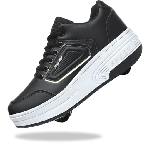 Yogeeft Kids Shoes with Retractable Wheels - Fashion Roller Sneakers for Boys Girls Party Birthday Christmas