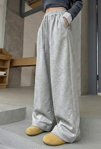 Image of dockstreet Straight Long Length Trouser Style Drawstring Contrast Belt Black and White Trackpant for Women /Trending, Relaxed Casual Lowers for Women