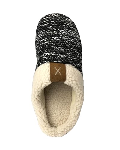 REDVOLUTION Girls Fuzzy Fur Slide Memory Foam Open Toe Slipper with Elastic Back Strap3