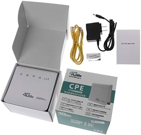 Unlocked 300Mbps 4G LTE CPE Mobile WiFi Wireless Router with LAN Port SIM Slot by Aiyouxi