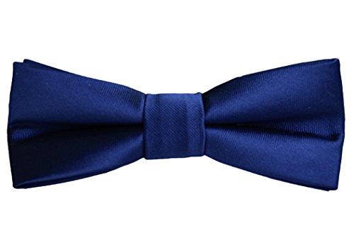 Black n Bianco Boys' Satin Modern Bow Tie Pre-Tied