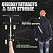 KILOUPOLE Cabinet Jack Support Pole, 13.8-23.6 Inches Steel Telescopic Quick Support Rod, Third Hand Tool Support System, Drywall Jack, Cargo Bars, 132 LB Capacity, 2-Pack