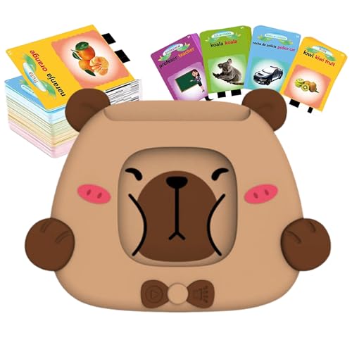 Brinquedo Educativo Infantil Com Leitor de Cartões Flash em Português e Inglês (X-288, Pequeno)