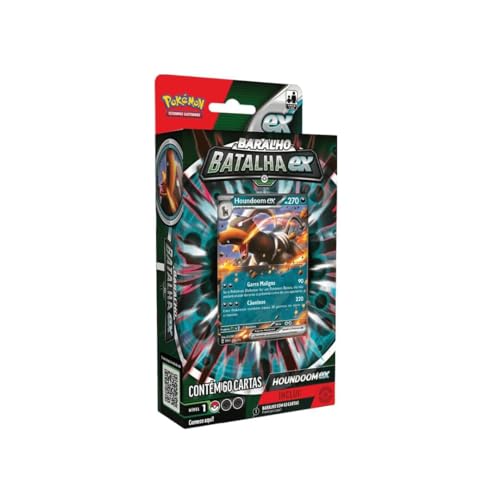 Deck De Batalha Pokémon TCG Houndoom Ex, Cor: Estampado - Copag