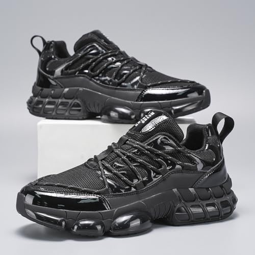 Image of Men's Walking Running Shoes Slip On Sneakers Non Slip Athletic Sports Tennis Fitness Casual Workout Gym Shoes Lightweight Trainers Fashion Soft Comfortable Shoe