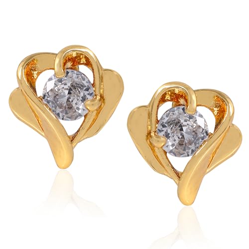 See full amazon price history chart for Estele 24 Kt Gold Plated American Diamond Indian Heart Stud Earrings for Women, Girls Estele 24 Kt Gold Plated American Diamond Indian Heart Stud Earrings for Women, Girls (B08CPY49DS) Amazon Price History, Amazon Price Tracker